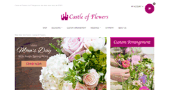 Desktop Screenshot of castleofflowers.com
